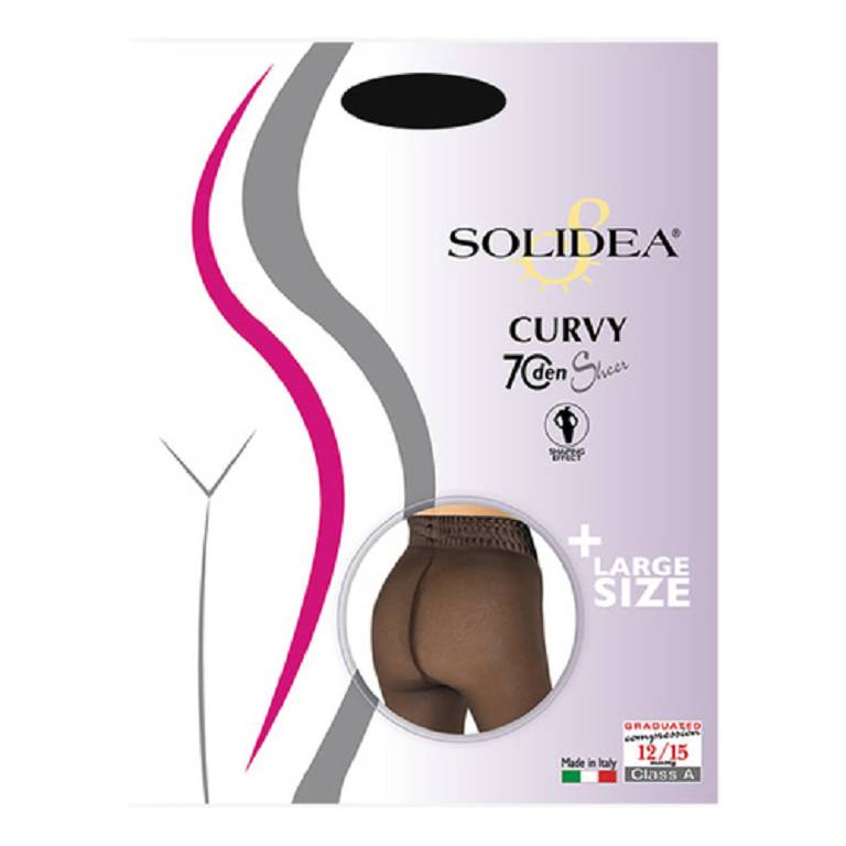 CURVY 70 SHEER NERO 3ML-XL